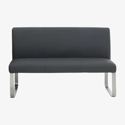 Furniture Village Cocoon High Back Dining Bench - Black
