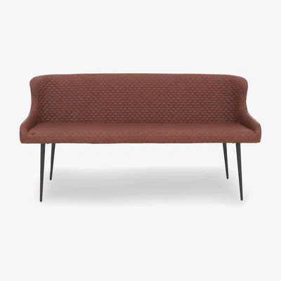 Furniture Village Hanoi Faux AN NC Leather Dining Bench - Tan