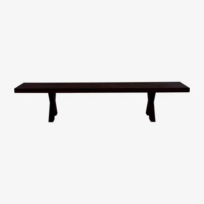 Furniture Village Bodahl - Loki Dining Bench - 200-cm - Mocca Black