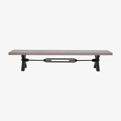 Furniture Village Bodahl - Terra Dining Bench - 180-cm - White Wash