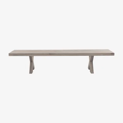 Furniture Village Bodahl - Loki Dining Bench - 240-cm - White Wash