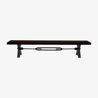 Furniture Village Bodahl - Terra Dining Bench - 240-cm - Mocca Black