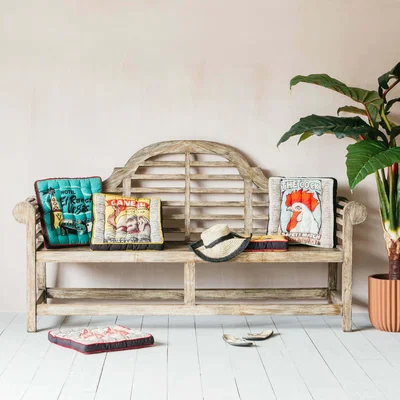 Graham & Green Marl Three Seater Bench
