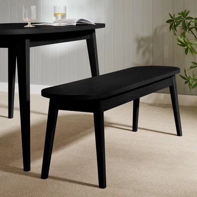Habitat Habitat Etta 3 Seater Dining Bench - Black