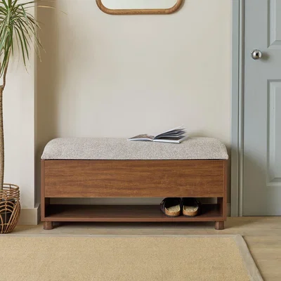 Habitat Habitat Saffield Shoe Storage Bench - Walnut