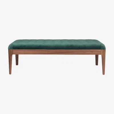 Heal's Porada Webby 1 Bench Walnut Var. 30 - Heal's UK Furniture