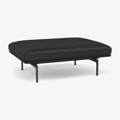 Heal's Muuto Outline Pouf Kvadrat Remix Fabric Dark Grey 163 - Heal's UK Furniture