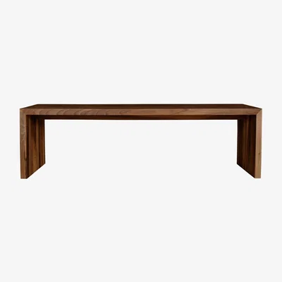 Heal's Ligne Roset Eaton 4 Seater Bench 210cm in European Walnut - Heal's UK Furniture