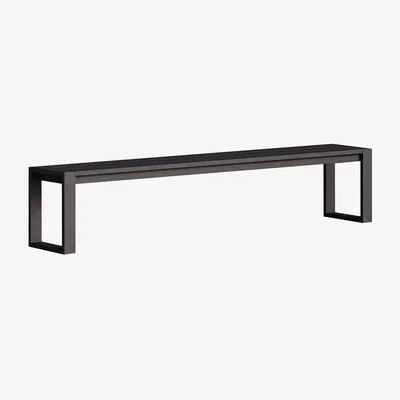 Heal's Case Eos Communal Bench Black - Heal's UK Furniture