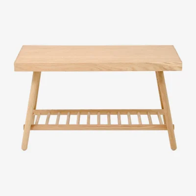 Heal's Wireworks Bench 75 Natural Oak