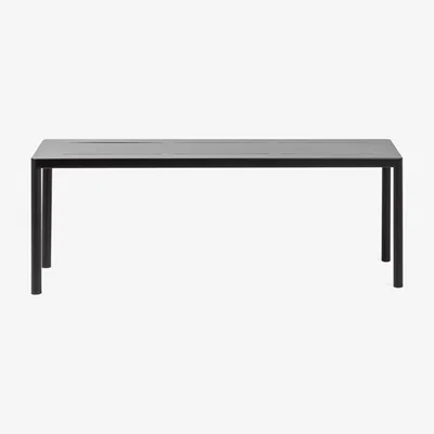 Heal's Heal's Petra Garden Bench Dark Grey - Heal's UK Outdoor Furniture