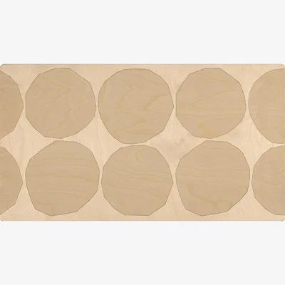 Heal's Artek Bench 153B Marimekko Kivet Clear Lacquered Birch
