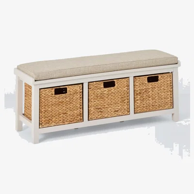 John Lewis John Lewis Country Shoe Bench FSC-Certified (Acacia Wood), Greige