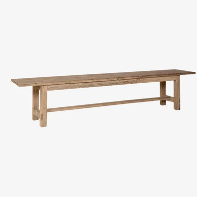 John Lewis nkuku Fioni Bench, Natural, Large