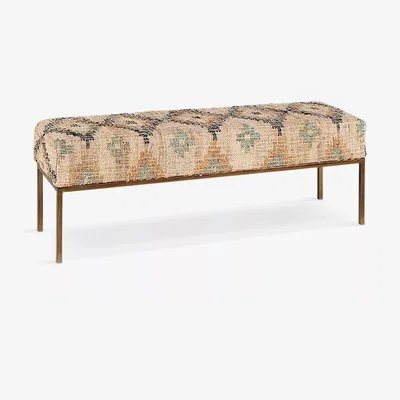 John Lewis Nkuku Kesu Kilim & Iron Bench