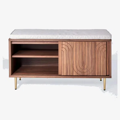 John Lewis John Lewis Harvard Storage Bench, Walnut