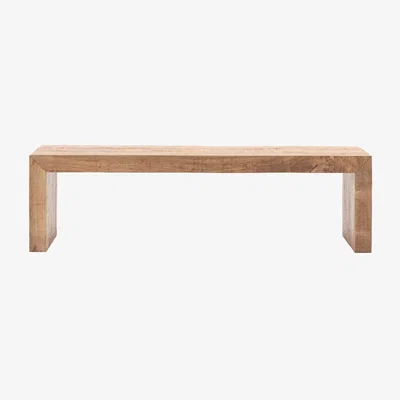 John Lewis Gallery Direct Daly Dining Bench, Natural