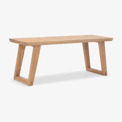 John Lewis John Lewis & Partners Reflex 2 Seater Bench, Oak