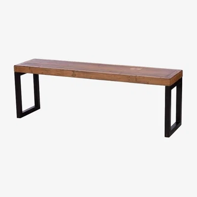 Knees Wyatt 140cm Reclaimed Wood Dining Bench