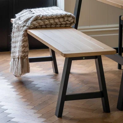 Knees Eton Trestle Bench - Meteor