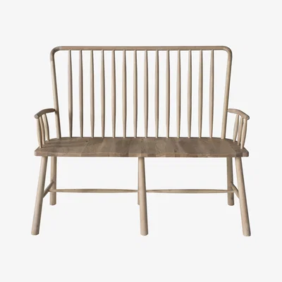 Knees Finn Light Oak Hall Bench