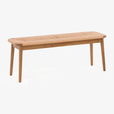 La Redoute Pipo Oak & Rope Bench