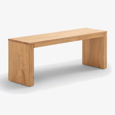 La Redoute Vova 2-Seater Bench in Solid Oak