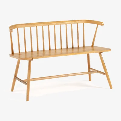 La Redoute Jimi Solid Rubberwood Bar Bench