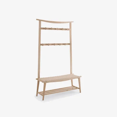 La Redoute Kioto Solid Oak Hallway Storage Bench