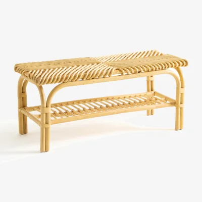 La Redoute Malu Rattan Bench