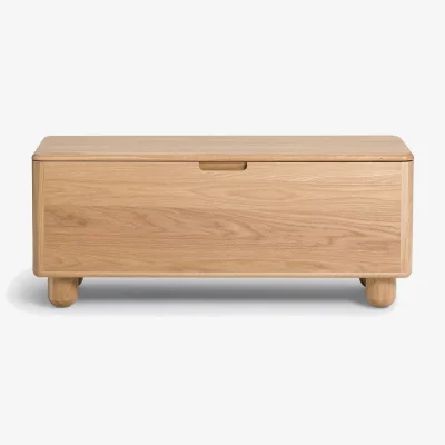 La Redoute Piero Bench/Storage Box in Oak and Veneer