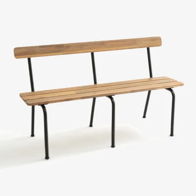 La Redoute Kolyma Interior/Exterior Metal & Acacia Bench