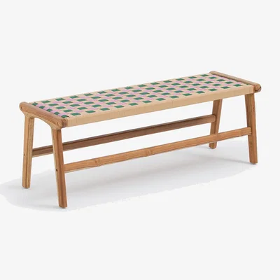 La Redoute Bianca Teak and Resin Bench