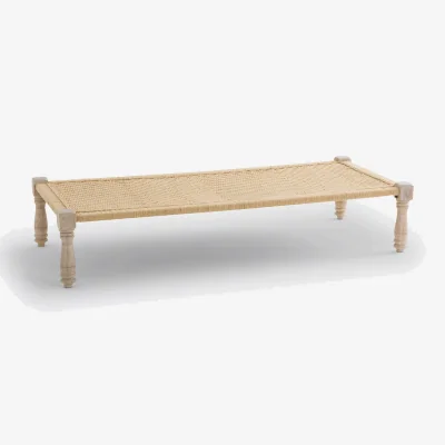La Redoute Adas Bench/Indian Bed in Wood and Rope