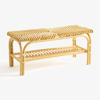 La Redoute Malu Rattan Bench