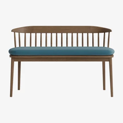 Loaf Drummer Bench (Teacup Teal Clever Velvet)
