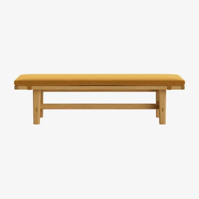 Loaf Budge Bench (Butterscotch Clever Velvet)