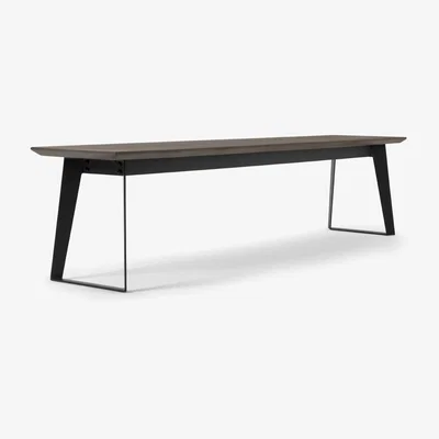 Made.com Boone Bench, Concrete Resin Top
