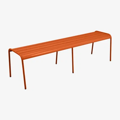 Made in Design Monceau XL Bench - L 160 cm / 3 to 4 seaters by Fermob Orange