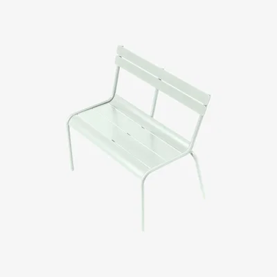 Made in Design Luxembourg Kid Children's bench - / Aluminium - L 58 cm by Fermob Green