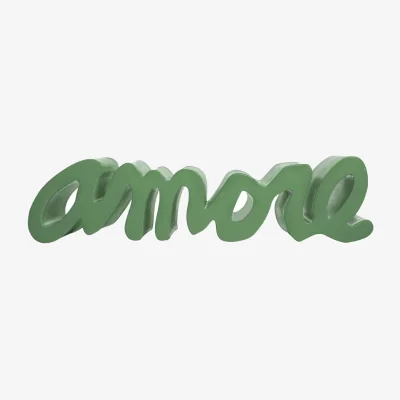 Made in Design Amore Bench plastic material green / L 145 cm - Slide