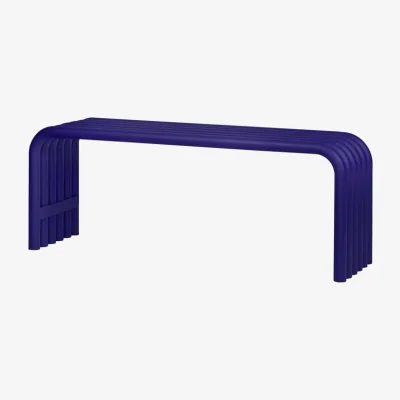 Made in Design Nokk Bench metal blue / L 114 cm - NOO.MA