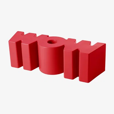 Made in Design Wow Bench - / L 147 cm by Slide Red