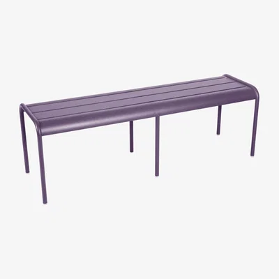 Made in Design Luxembourg Bench - Without armrest - L 145 cm by Fermob Purple