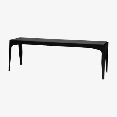 Made in Design Y Bench - Lacquered steel - L 140 cm by Tolix Black