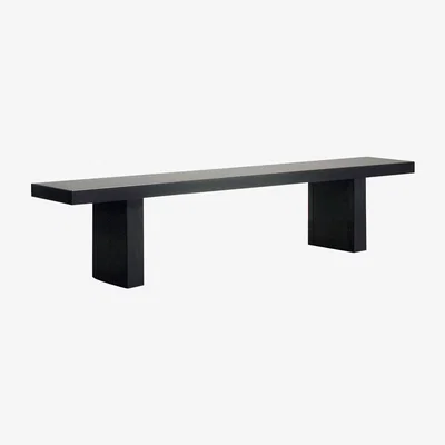 Made in Design Tommaso Bench - L 210 cm by Zeus Black