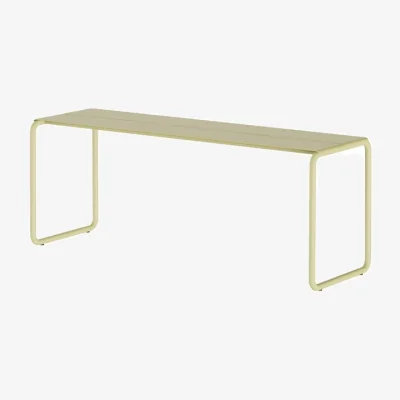 Made in Design Sine Bench metal yellow / L 122 cm - NINE