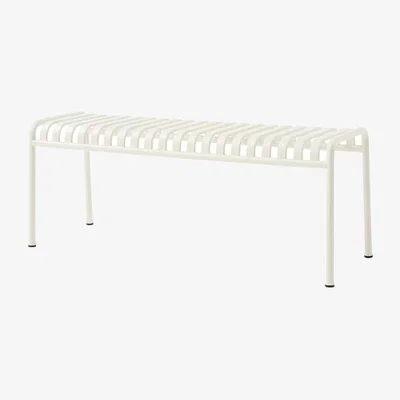 Made in Design Palissade Bench metal white / L 120 cm - Bouroullec, 2016 - Hay