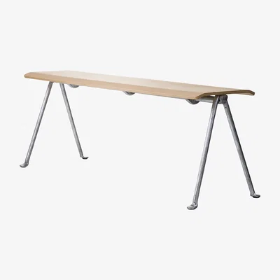 Made in Design Officina Bench - / L 120 cm - Beech & wrought iron by Magis Natural wood