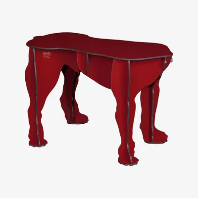 Made in Design Rex Bench - / Coffee table - 80 x 30 cm by Ibride Red